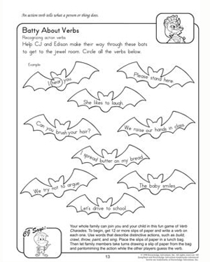 Printable Verbs Worksheets 2nd Grade Image