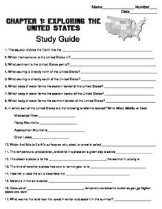 Holt United States History Worksheets