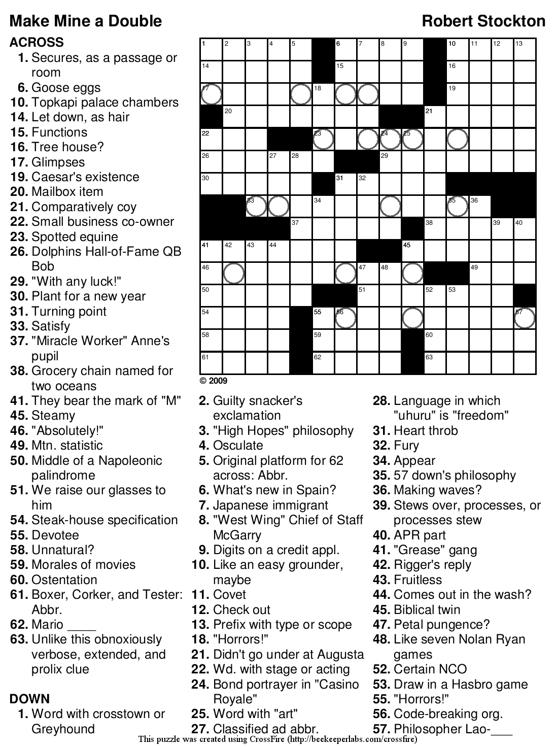 7th Grade Math Crossword Puzzles Image