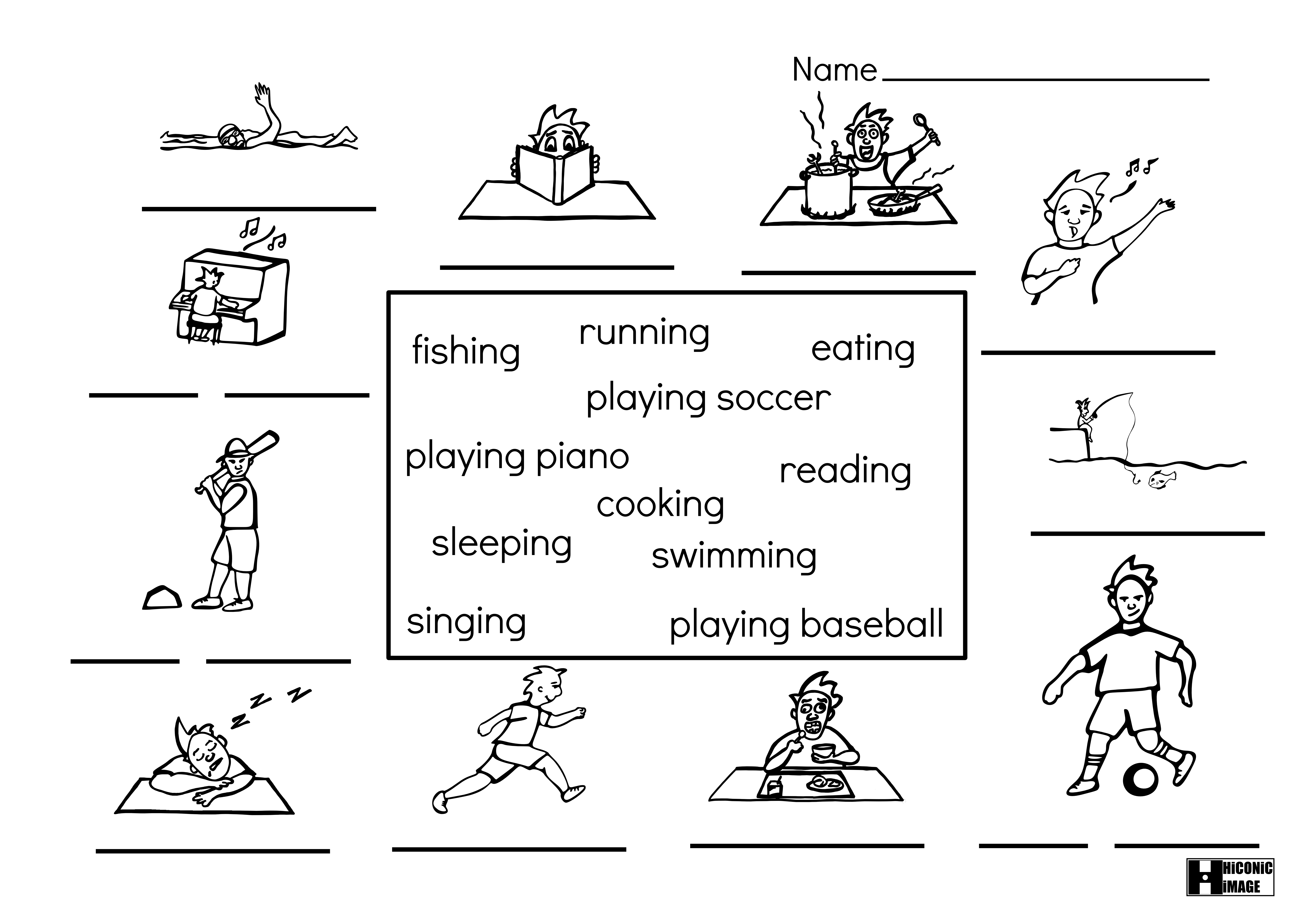 elementary pe writing assignments