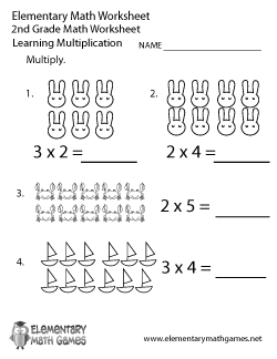 Math Second Worksheet 2nd Grade Image