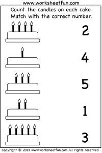 Number Counting Worksheets Image