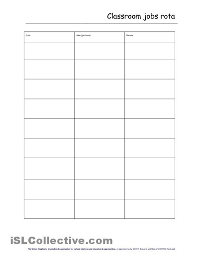 Printable Blank Vocabulary Worksheets Image