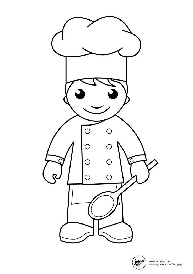 Community Helpers Coloring Pages Image