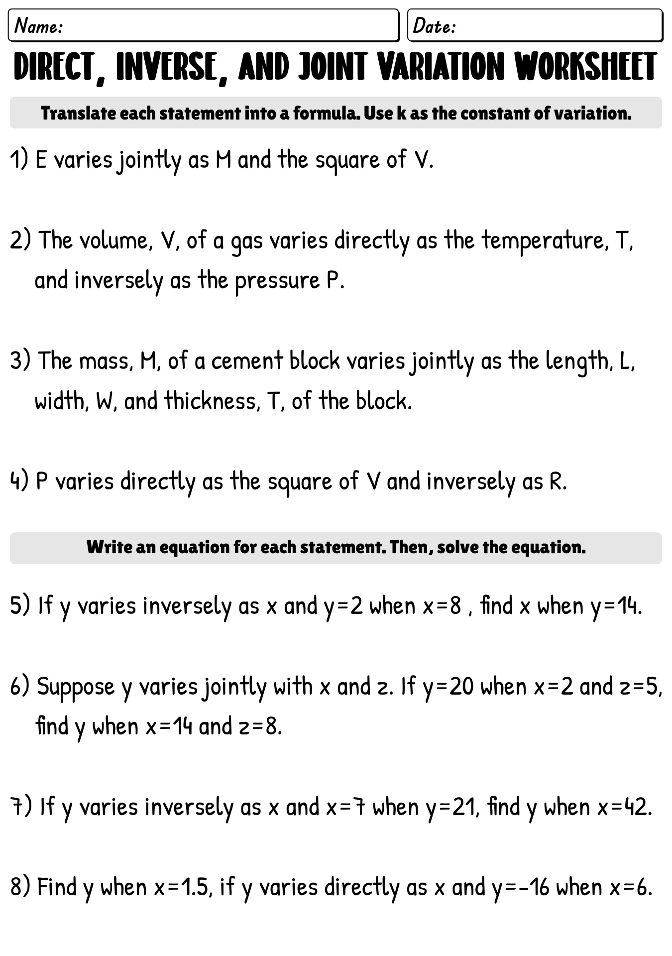 14-direct-variation-worksheets-printable-worksheeto