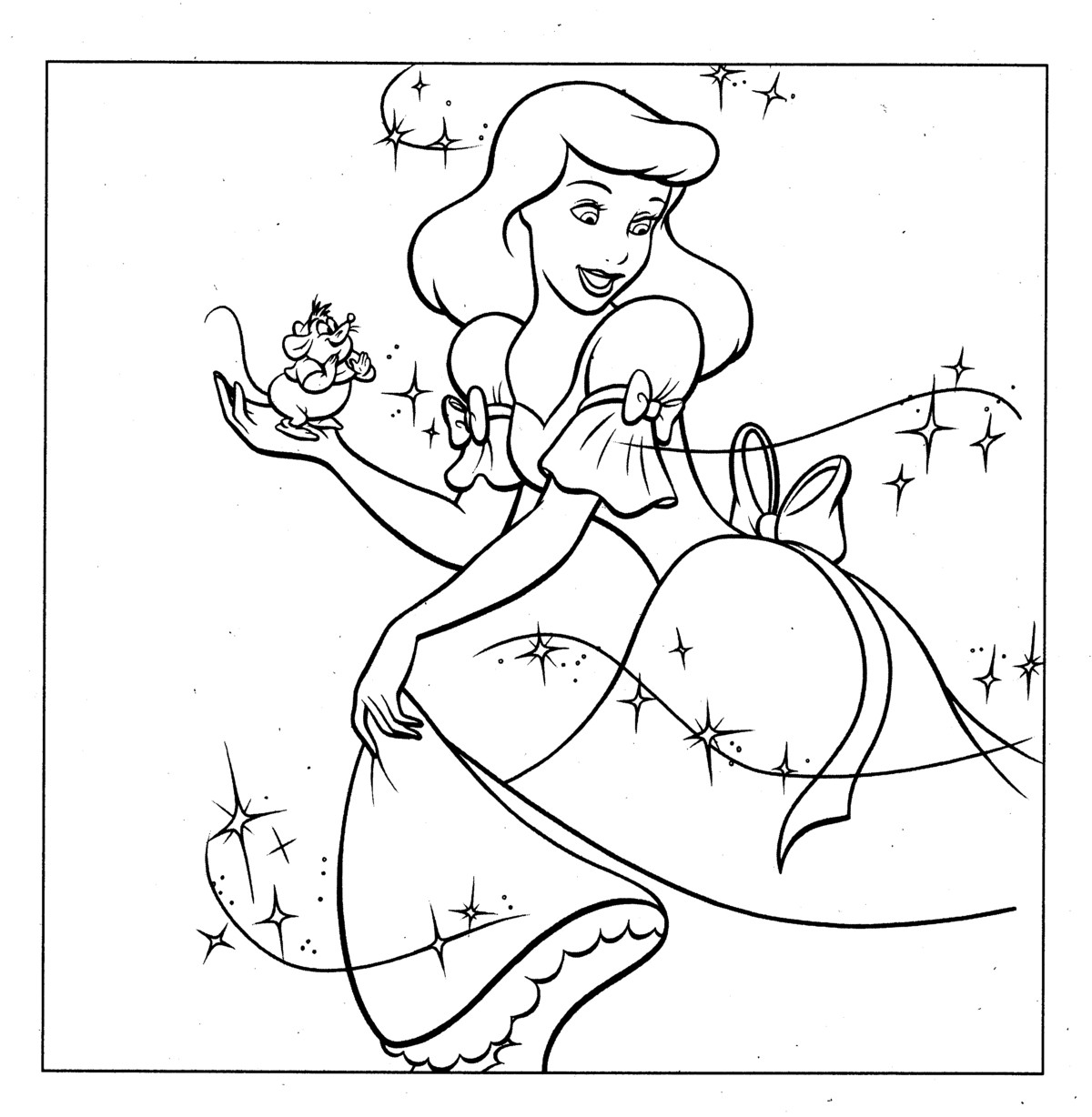 Disney Princess Coloring Page Printables Image