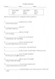 18 Grammar Worksheets Fill In Blanks / worksheeto.com image.