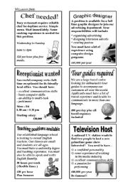 Newspaper Job Advertisements Examples Image