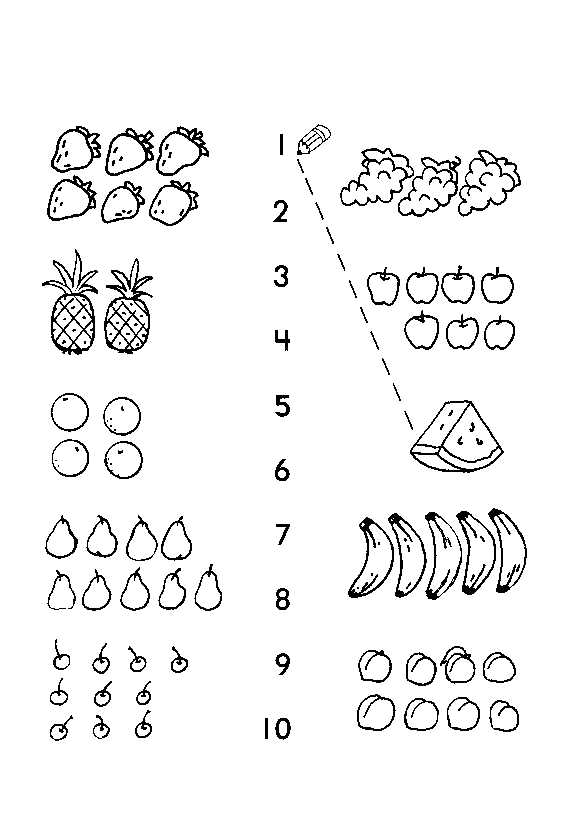 Preschool Fruit Worksheets Image