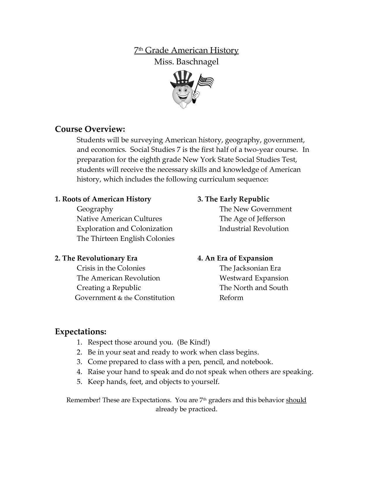 Social Studies 7th Grade History Worksheet