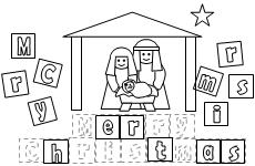 Christmas Cut and Paste Worksheets Image