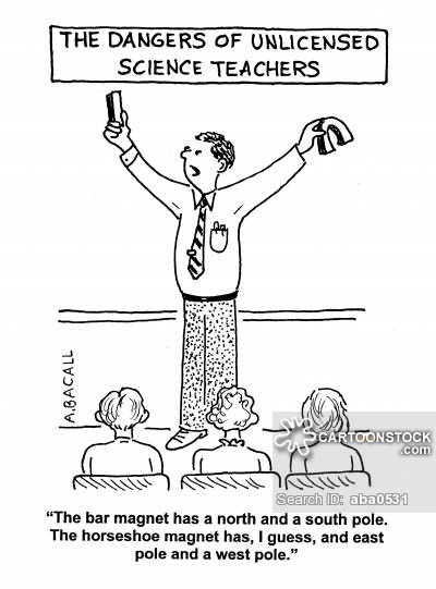Funny Cartoon Science Teachers Image