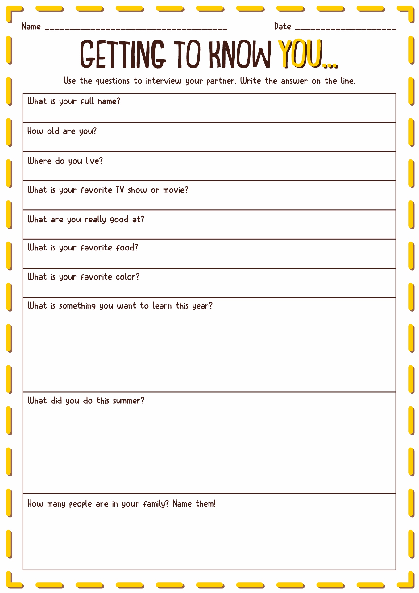 13 Best Images of Find Someone Who Worksheets Math Activity - Find ...