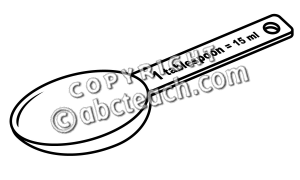 Measuring Spoons Clip Art Image