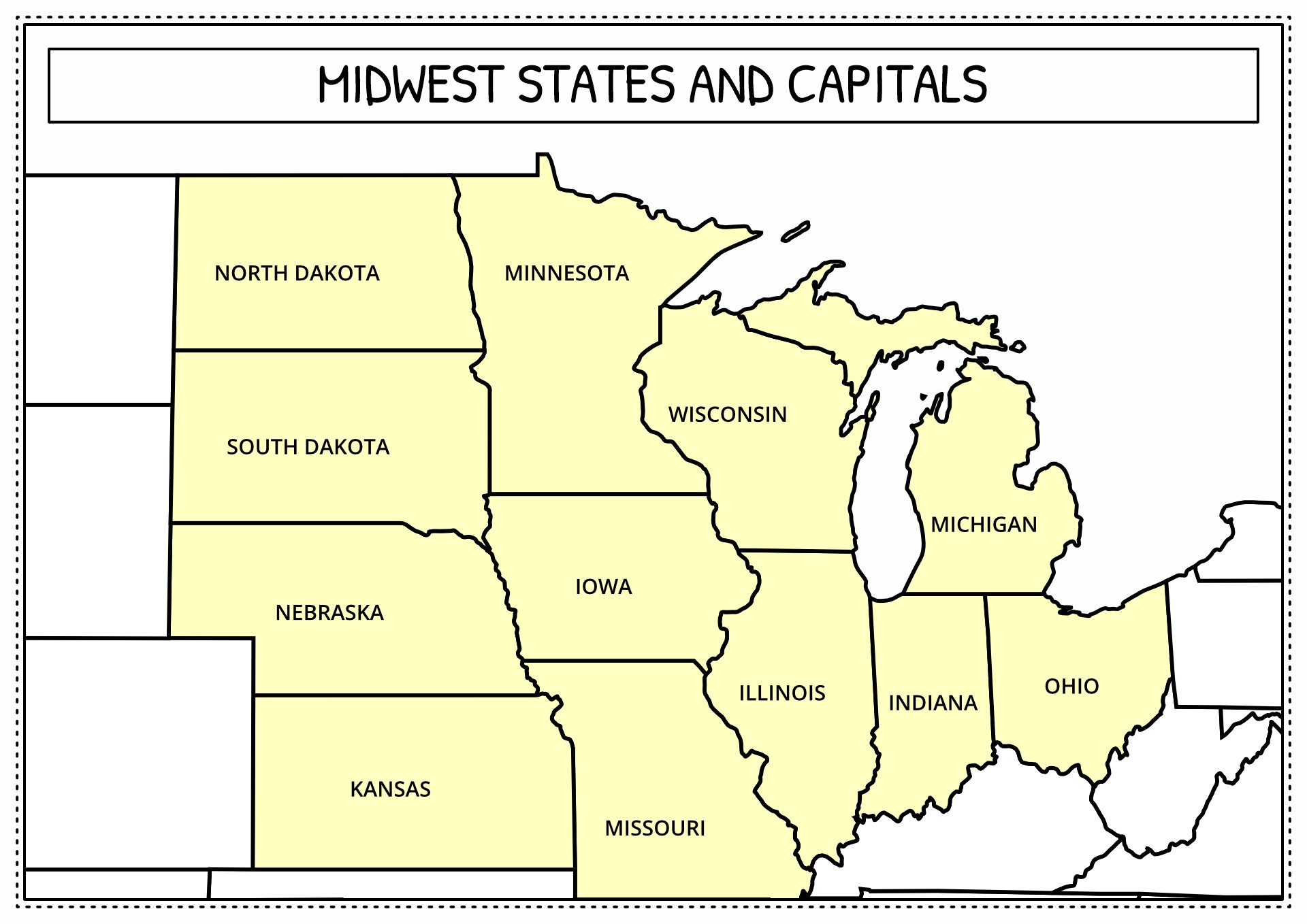 11-midwest-region-states-and-capitals-worksheets-worksheeto