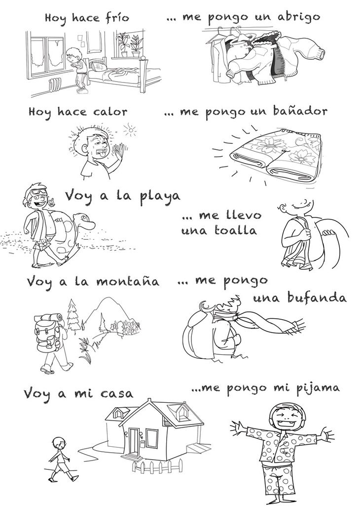 Spanish Clothes Coloring Sheets Image