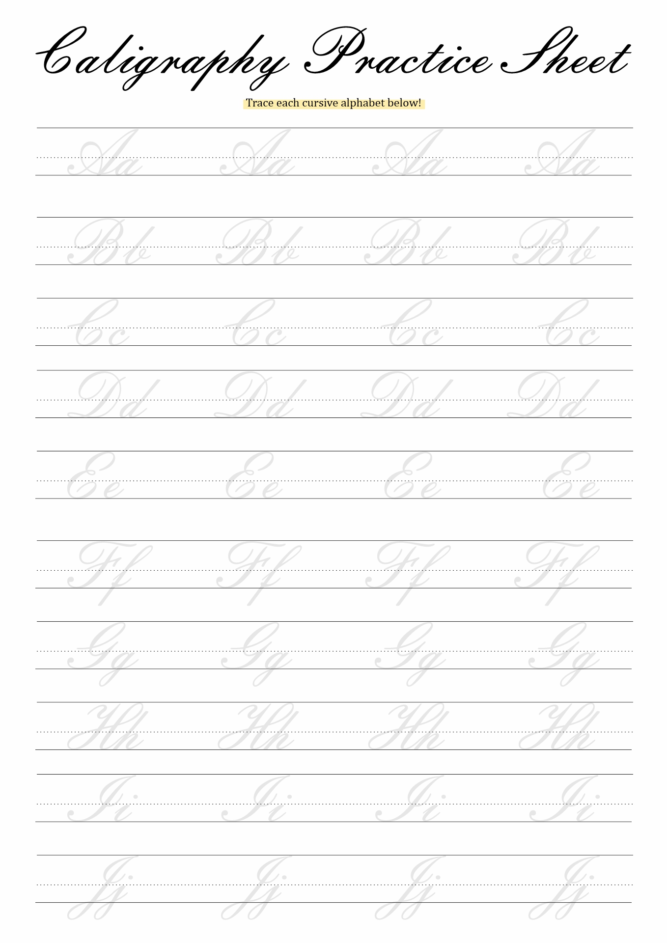 13 Japanese Calligraphy Worksheets Printable - Free PDF at worksheeto.com