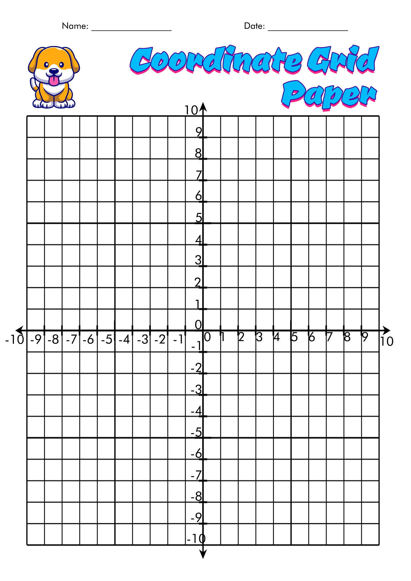 13 Blank Coordinate Grid Worksheets Free PDF At Worksheeto