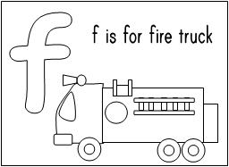 Fire Truck Coloring Pages Printable Image
