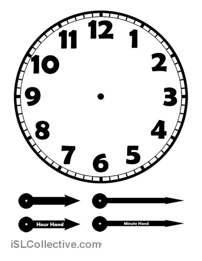 Free Printable Clock Worksheets Kindergarten