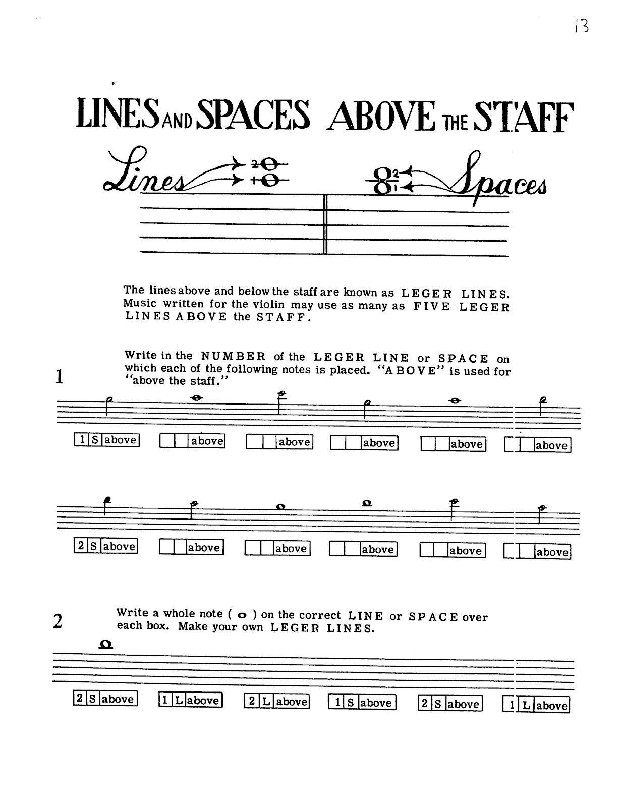 5 Music Lines And Spaces Worksheets / worksheeto.com