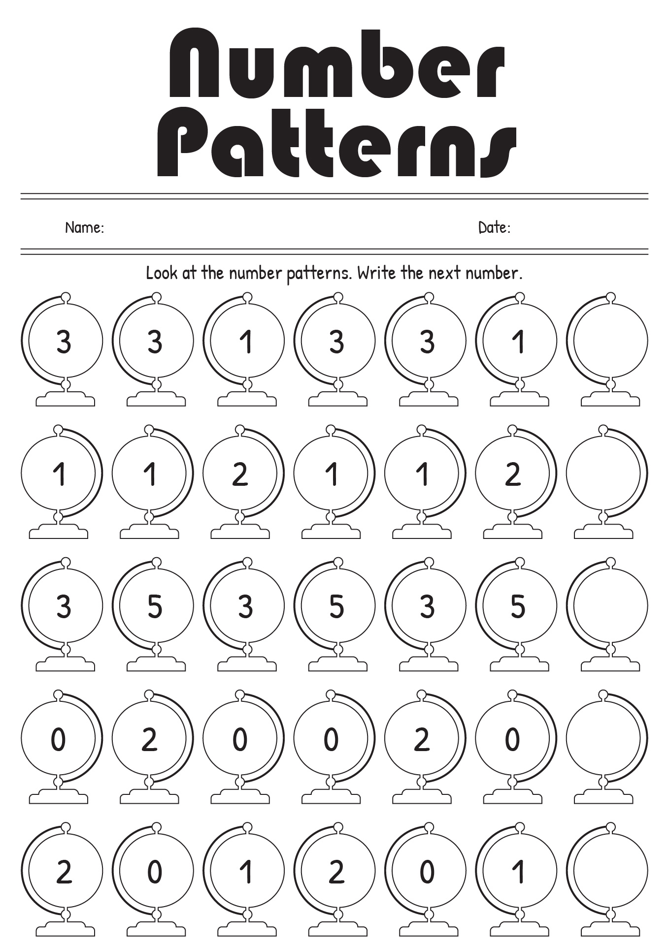15 1st Grade Pattern Worksheets Printables Free PDF At Worksheeto 15 1st Grade Pattern Worksheets Printables Free PDF At Worksheeto