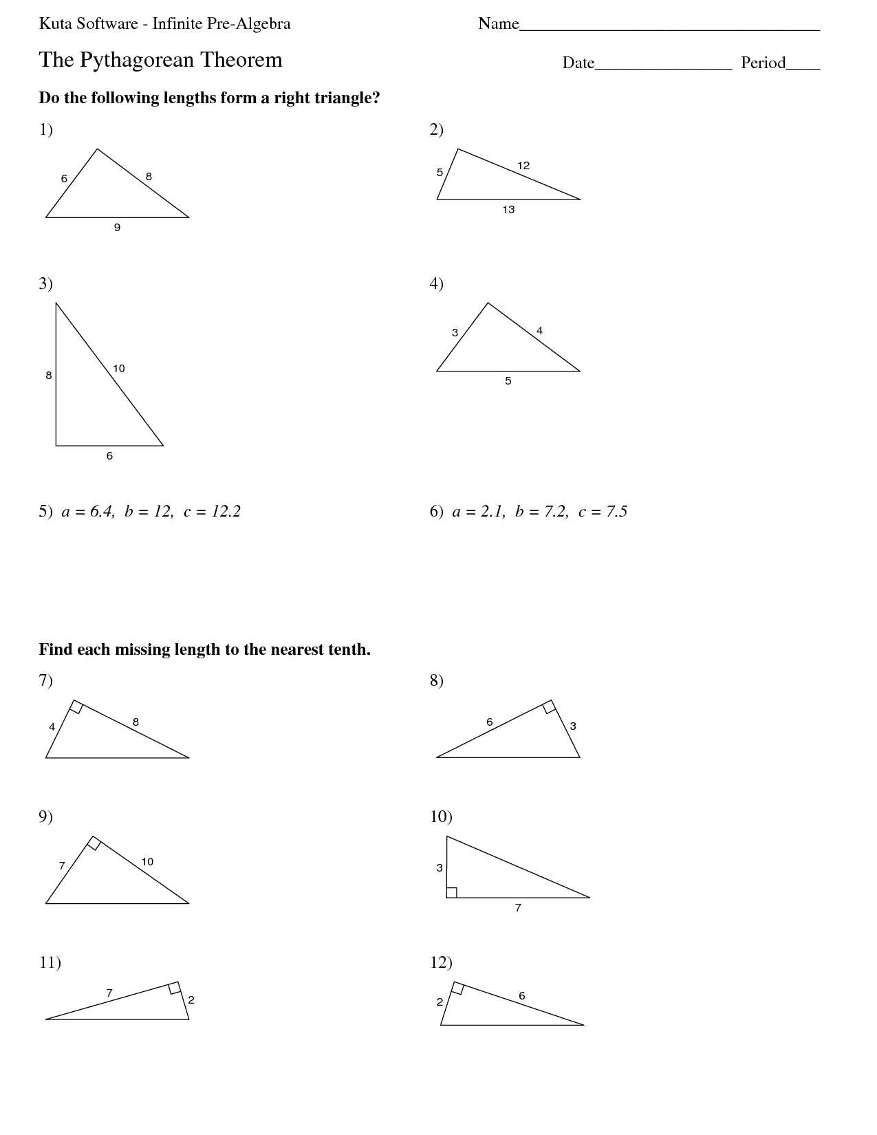17 Best Images of Pre- Algebra Worksheets - Free Printable ...