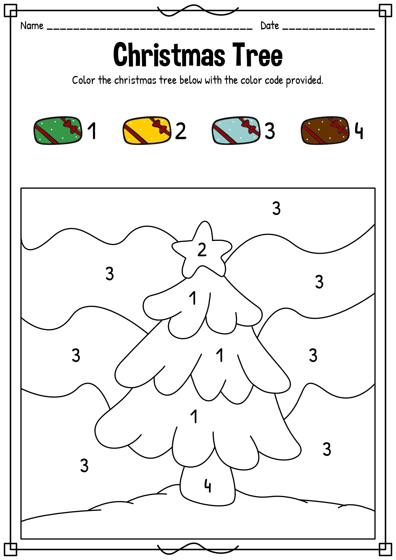13 Best Images of Christmas Cutting Worksheets - Preschool Cutting ...