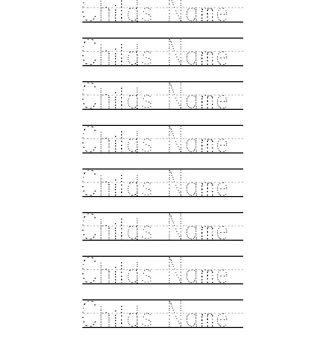 13 Best Images of Custom Name Worksheets - Print Your Name ...