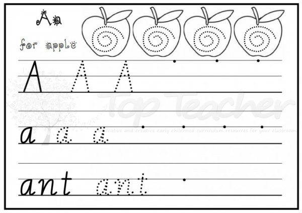 Easy Handwriting Worksheets Image