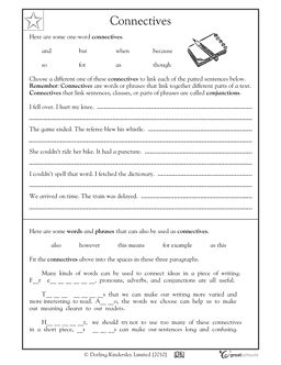 English Language Worksheets for Grade 4 Image
