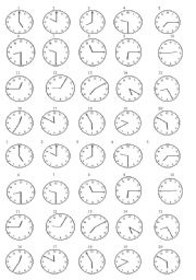 Face Different Clock Times Worksheet Image