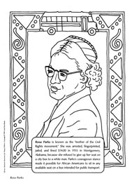 Famous African Americans Black History Coloring Pages Image