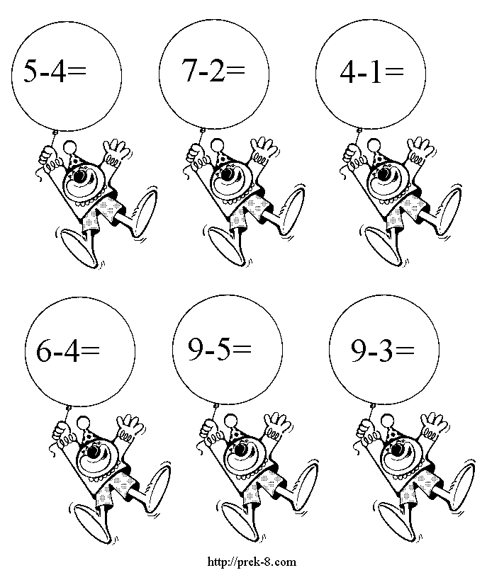 First Grade Math Coloring Worksheets