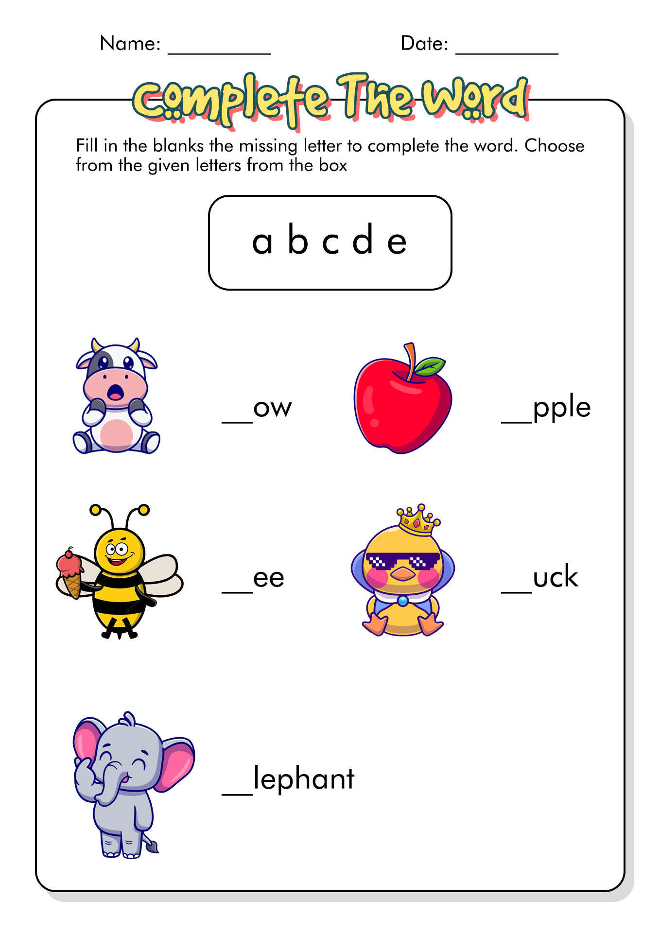 Free Printable Alphabet Letter Recognition Worksheets Image