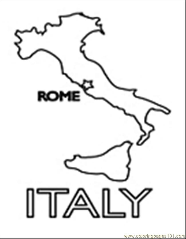 Free Printable Coloring Pages Italy Image