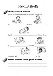 Good Habits Worksheets Image