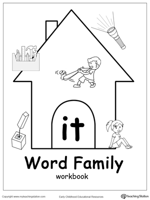 Kindergarten OT Word Family Worksheets