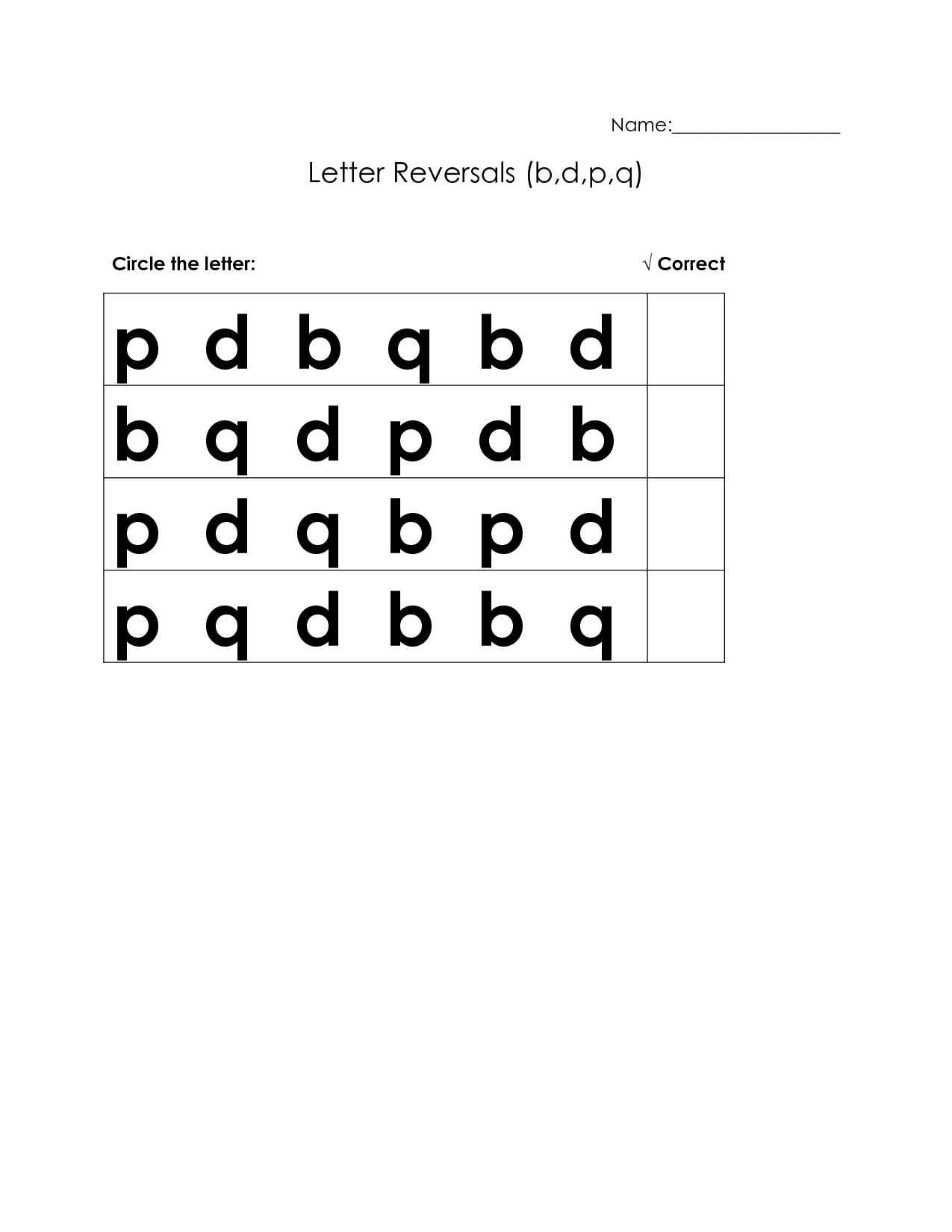 17 B And D Reversal Worksheets Worksheeto 17 B And D Reversal Worksheets Worksheeto