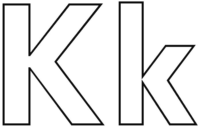 Letter K Coloring Pages Image
