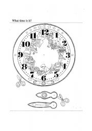 Make Clock Worksheet Printable Image
