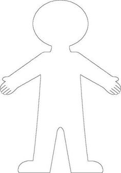 Paper Doll Body Template Image