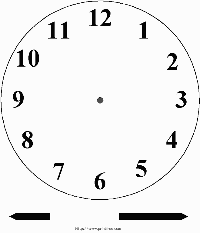Printable Clock Faces Image