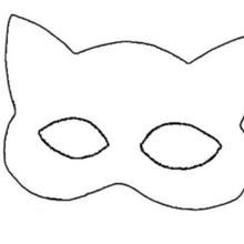 Catwoman Mask Template Printable Image