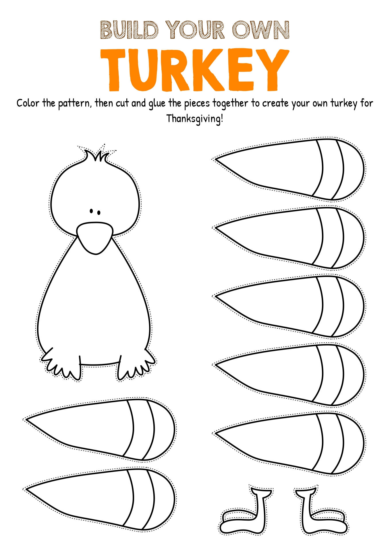 Free Printable Thanksgiving Activities for Kids