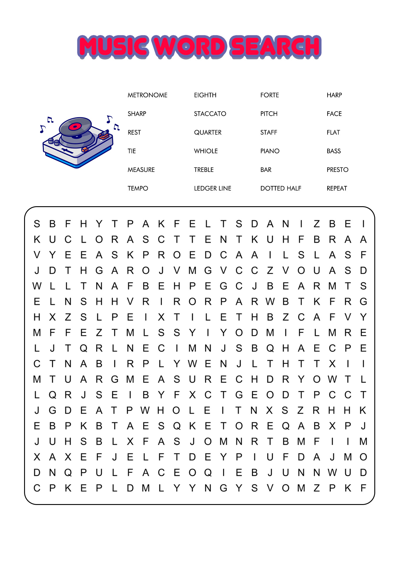 Hard Printable Word Search Puzzles for Adults Image