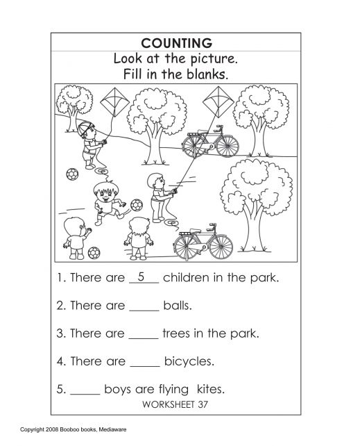 Kindergarten Worksheets Printable Image