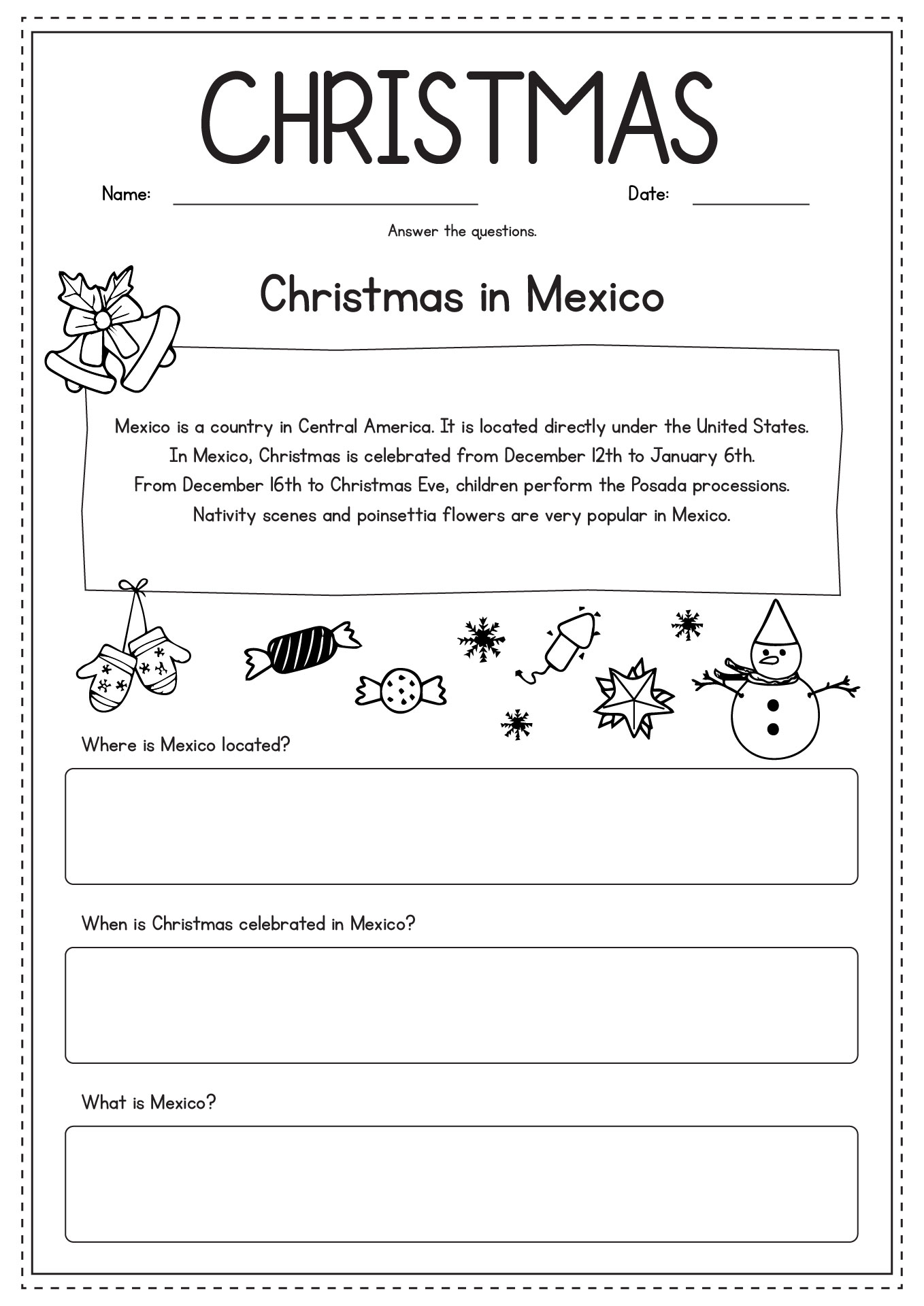 Mexico Christmas Activities around the World