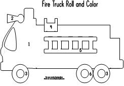 Printable Fire Truck Activities Image