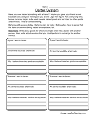 Supply and Demand Worksheets Image